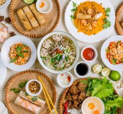 Experience <br>
the local cuisines