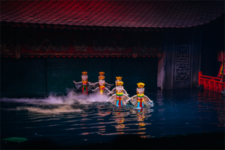 Water puppetry