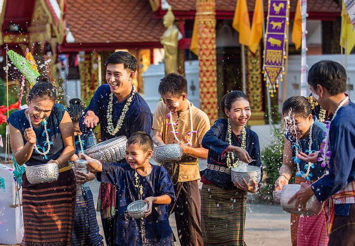 Songkran Water Festival In Thailand 2025