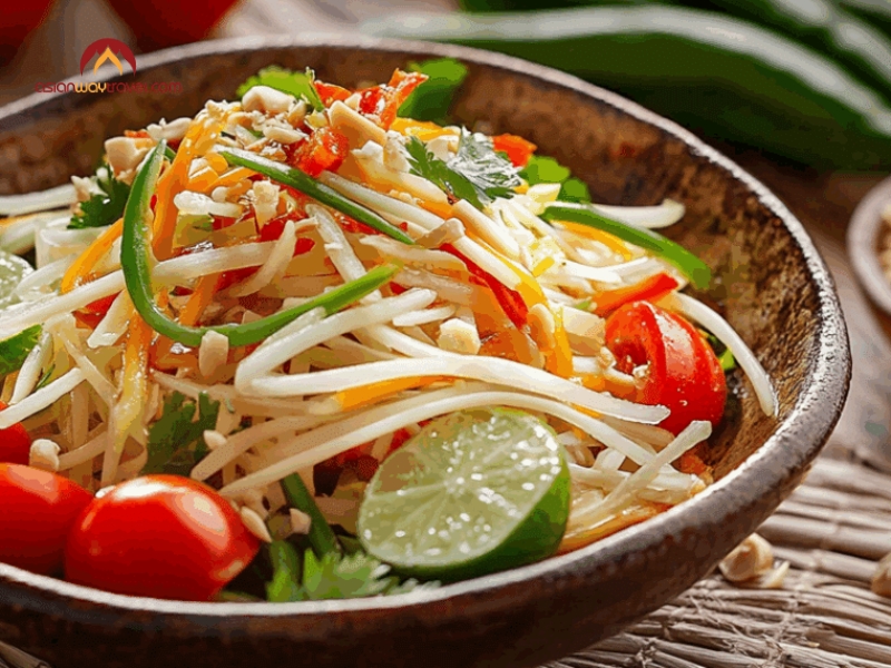 Tam Mak Hoong – Lao Green Papaya Salad