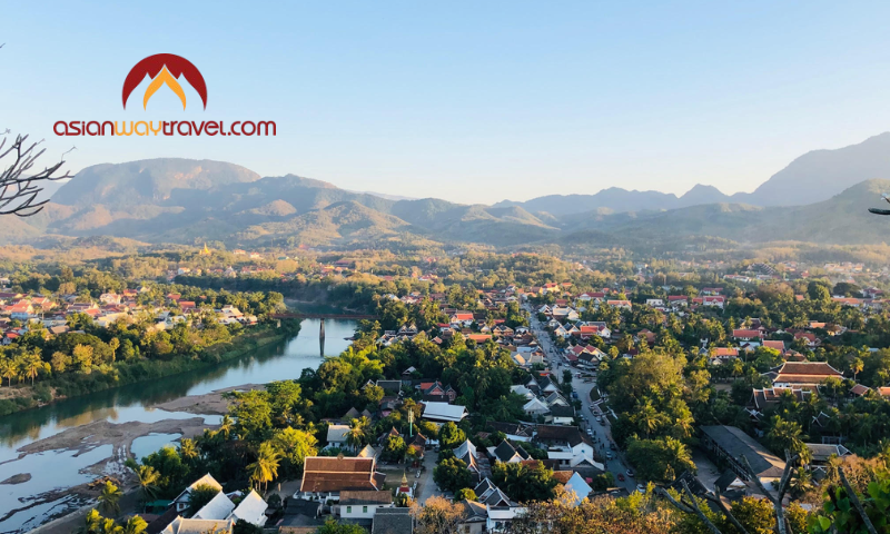 Peaceful Luang Prabang above