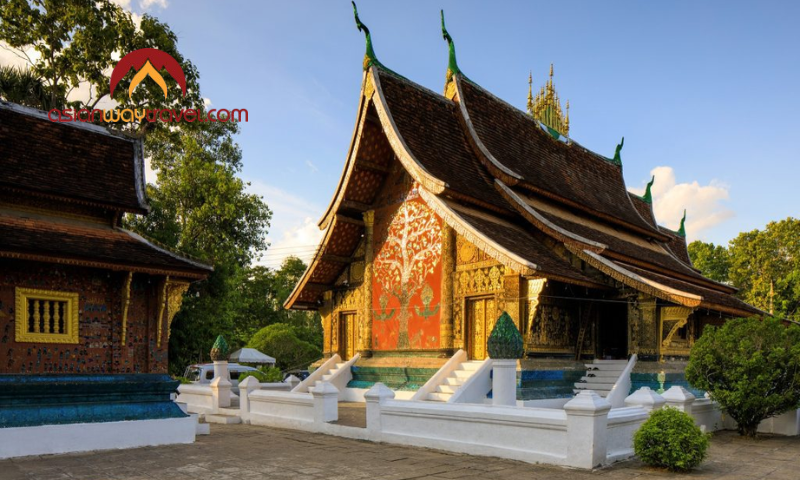 Golden temple in Luang Prabang