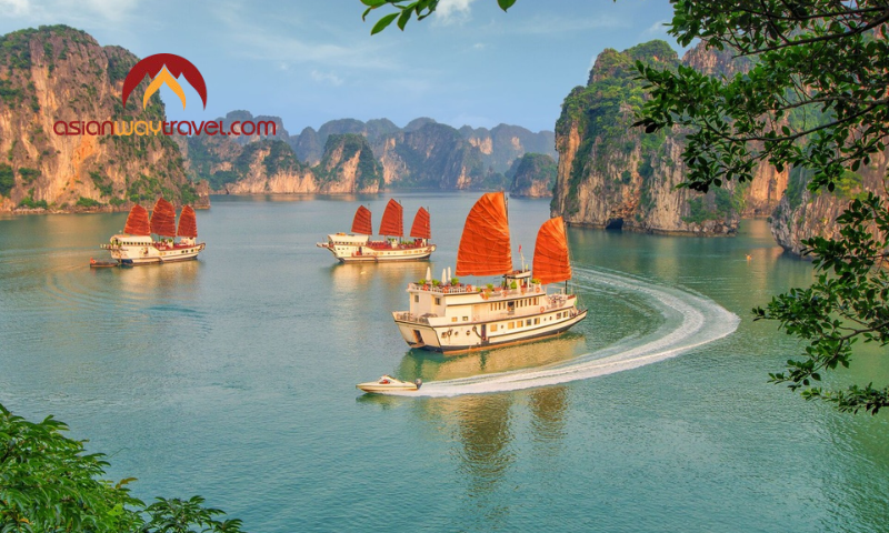 Vietnam cruise through scenic Halong Bay