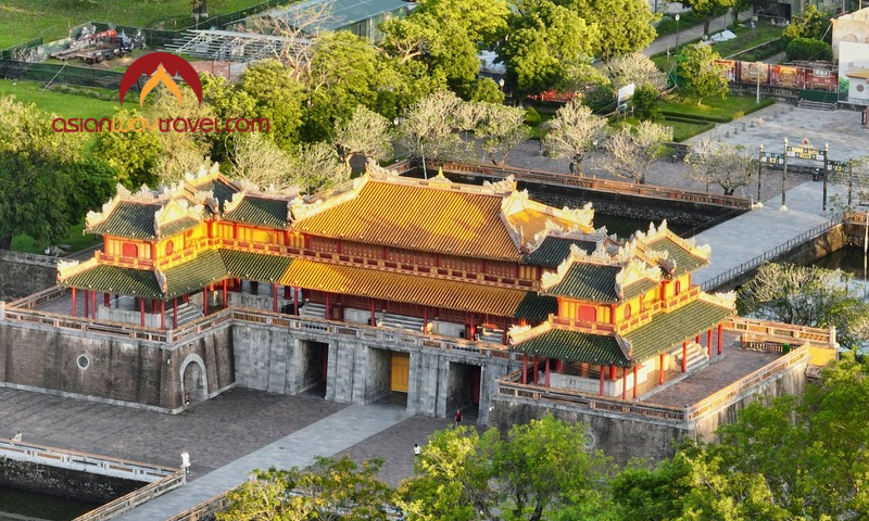 Hue Imperial City above