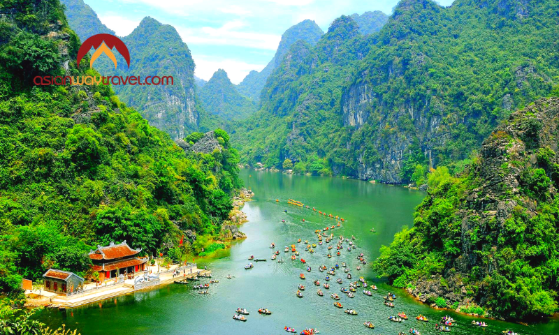Lush green landscapes in Vietnam’s rainy season