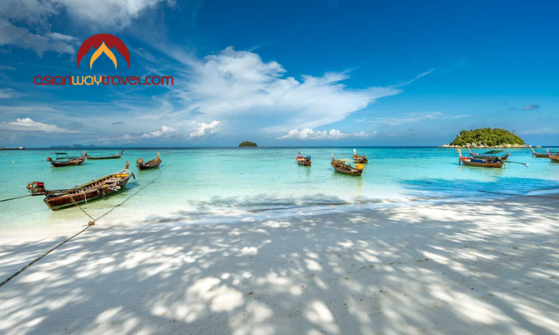 Tropical beach in Thailand.