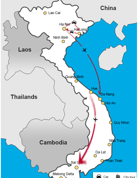 vietnam 1 week trip itinerary