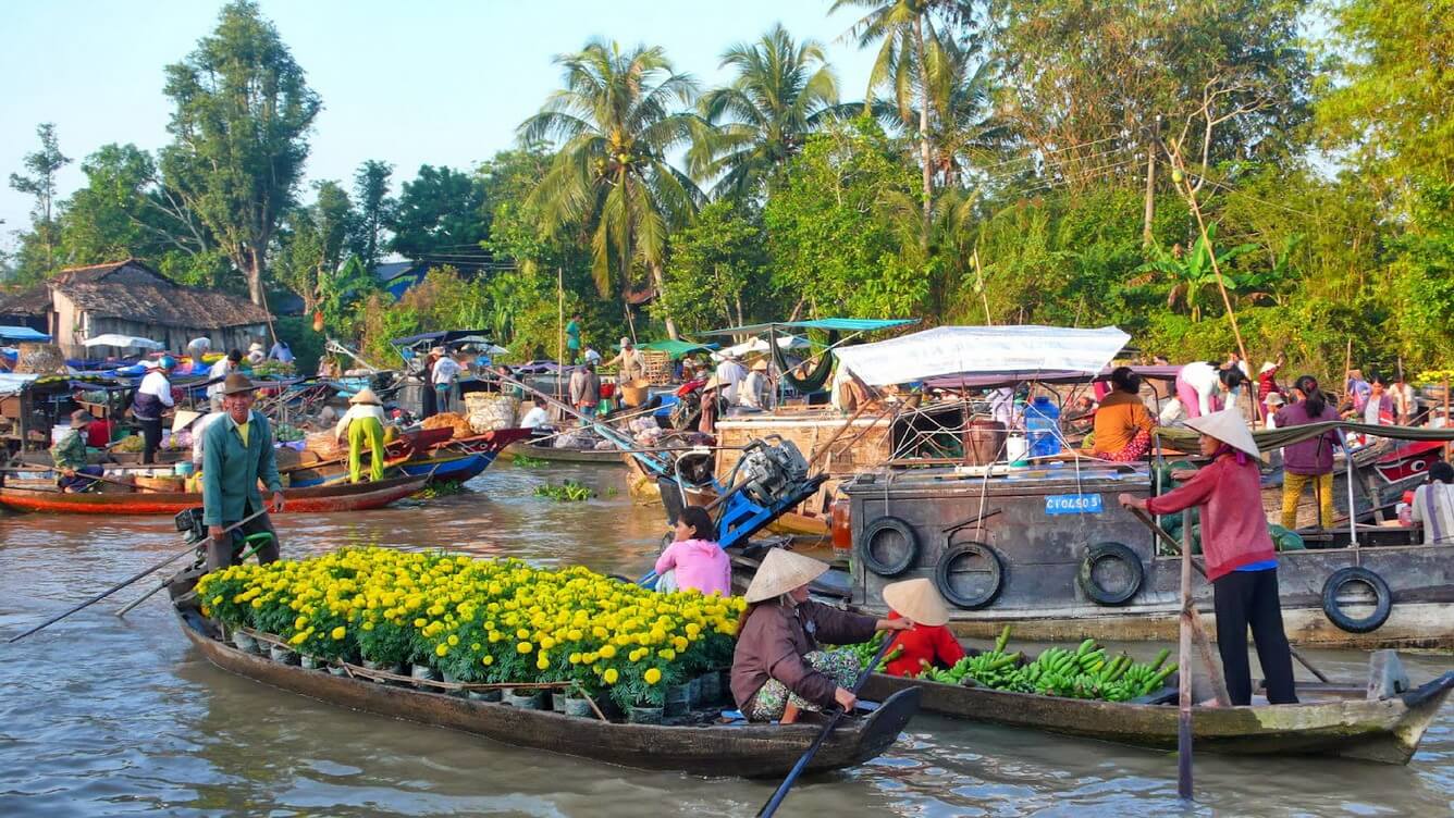 Floating Markets in Vietnam